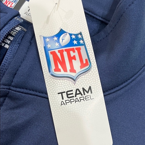 New England Patriots NFL Team Apparel Blue Full Zip Jacket, NWT - Picture 4 of 7